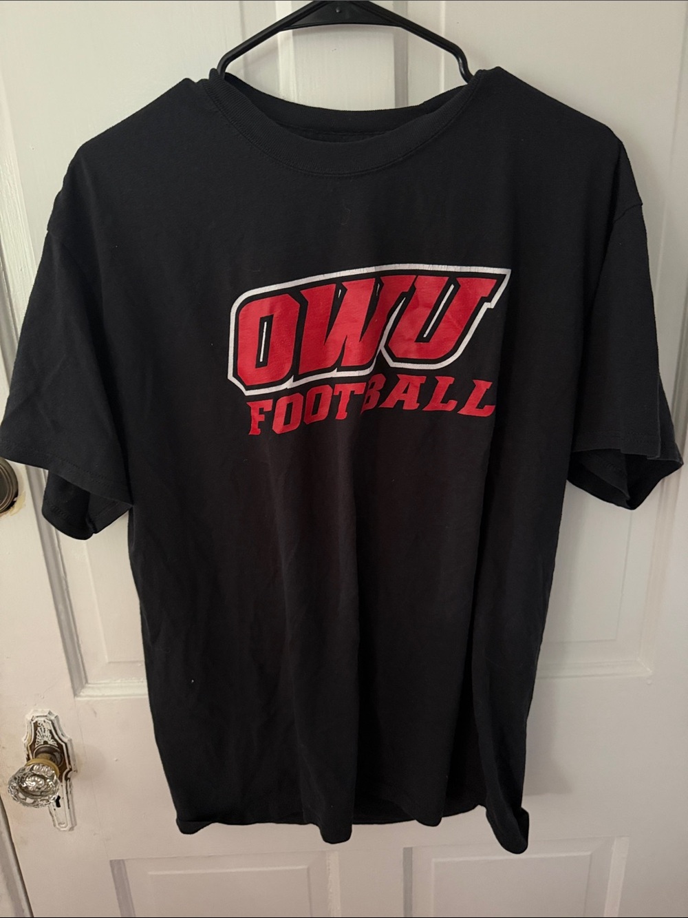 OWU Football Black Graphic Tee